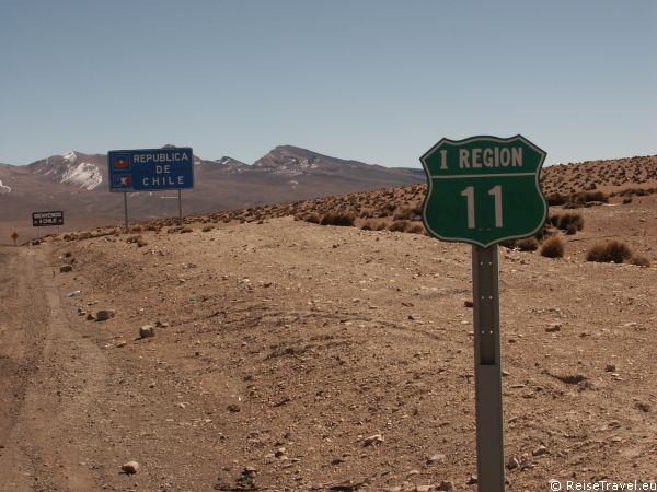Hoch oben, in Chiles Norden, an der Grenze zu Bolivien und Peru, sind die Berge bis zu 5.000 Meter hoch,